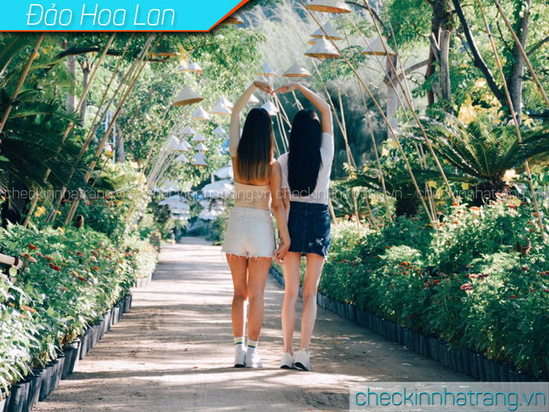 Con đường nón lá đảo Hoa Lan Nha Trang